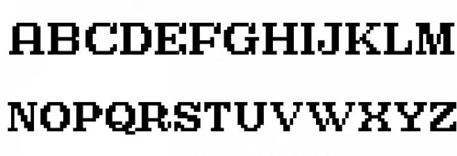 AtlantisTextBold Schriftart Groß