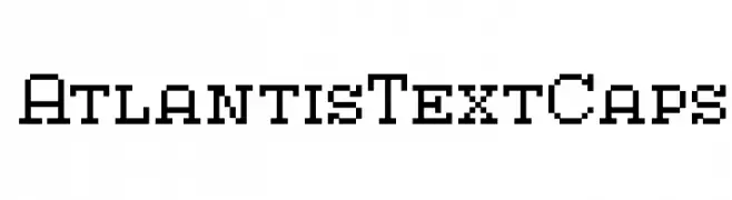 AtlantisTextCaps  नि: शुल्क फ़ॉन्ट्स डाउनलोड