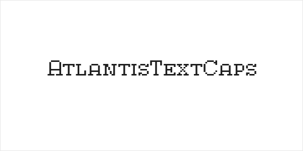 AtlantisTextCaps Logo