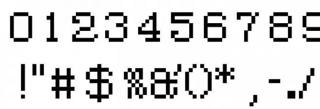 AtlantisTextRegular Font OTHER CHARS