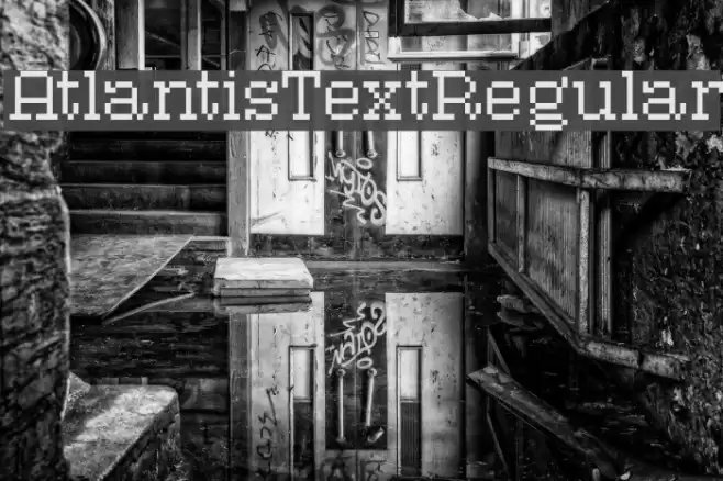 AtlantisTextRegular Font examples