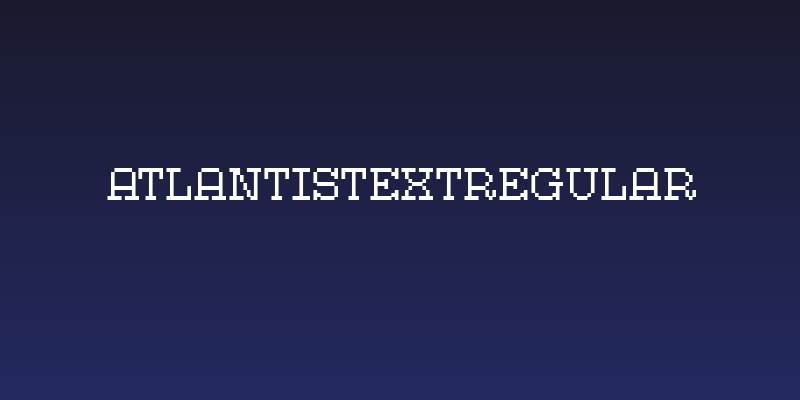 AtlantisTextRegular Social Header