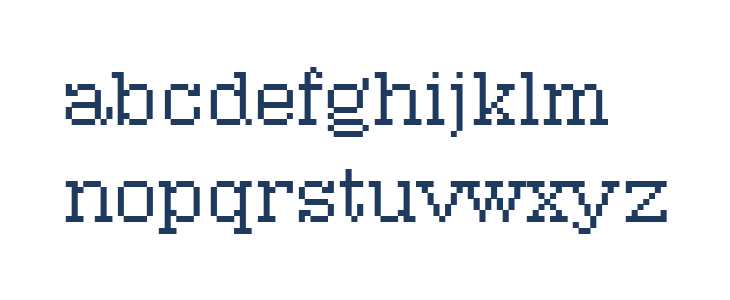 AtlantisTextRegular Lowercase