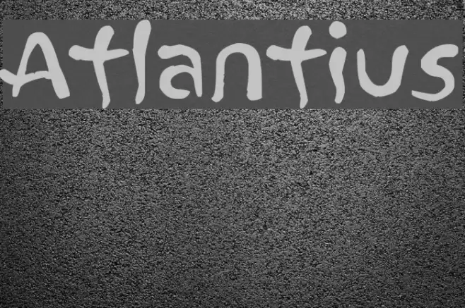 Atlantius Font examples