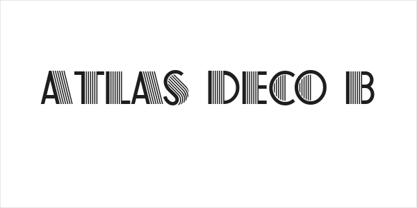 Atlas Deco B Logo