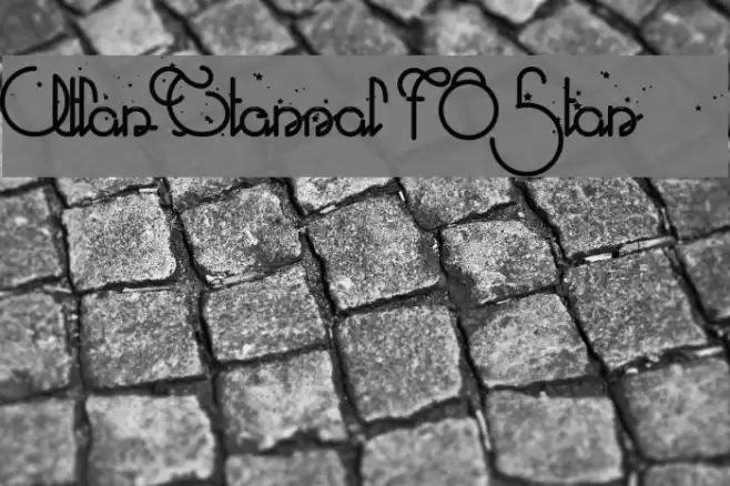 Atlas Eternal 78 Star Font examples