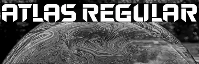 Atlas Regular Font examples