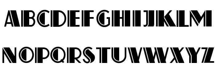 Atlas Solid Font LOWERCASE