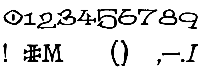 Atlas of the Magi Font OTHER CHARS
