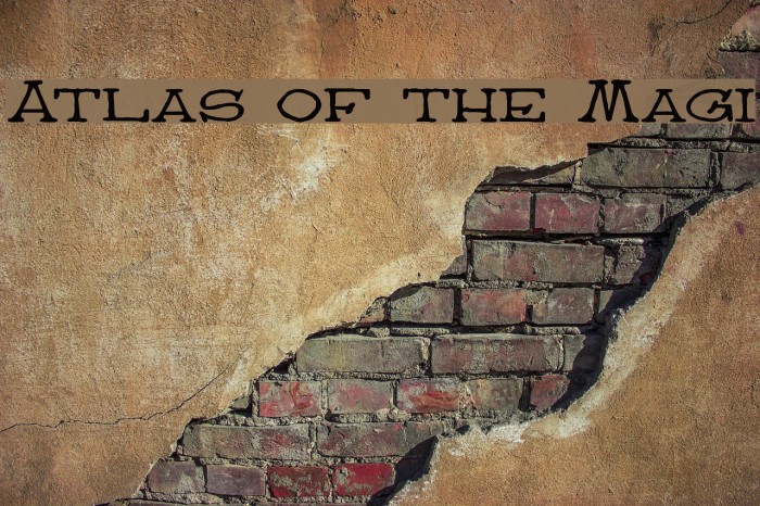 Atlas of the Magi Font examples