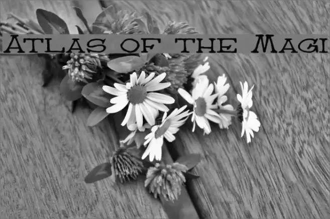Atlas of the Magi Schriftart examples
