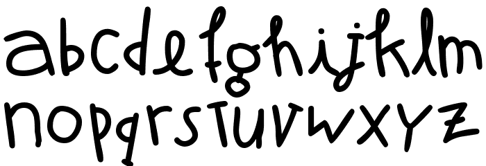 Atman Bold Font LOWERCASE