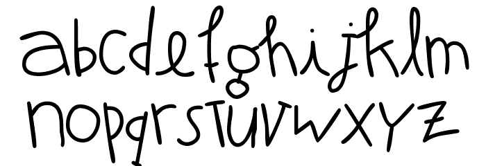 Atman Regular Font LOWERCASE