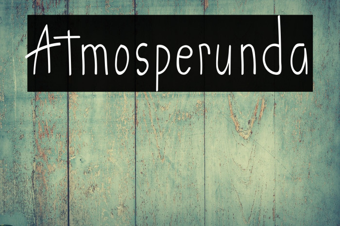 Atmosperunda Example 1