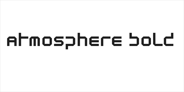 Atmosphere Bold Logo