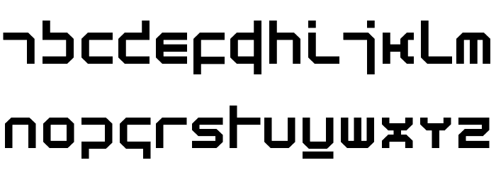 Atmosphere Bold Font LOWERCASE