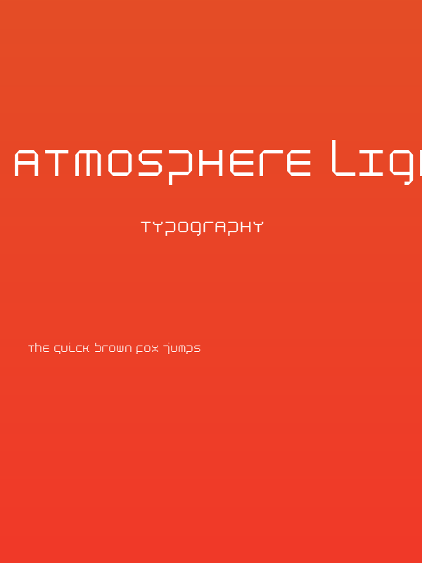 Atmosphere Light Poster