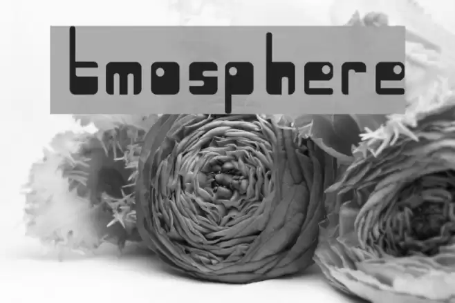 Atmosphere Font examples