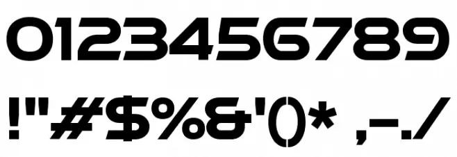 Atmospheric Font OTHER CHARS