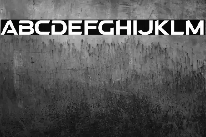 Atmospheric Font examples