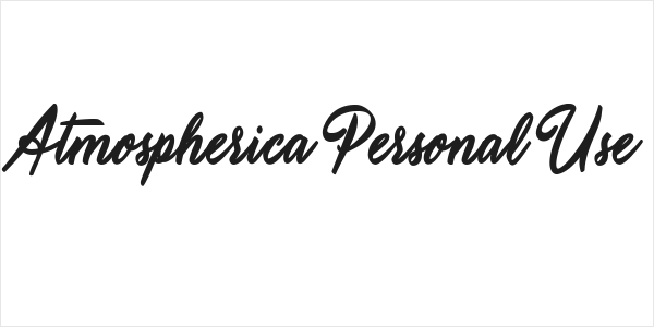 Atmospherica Personal Use  Logo