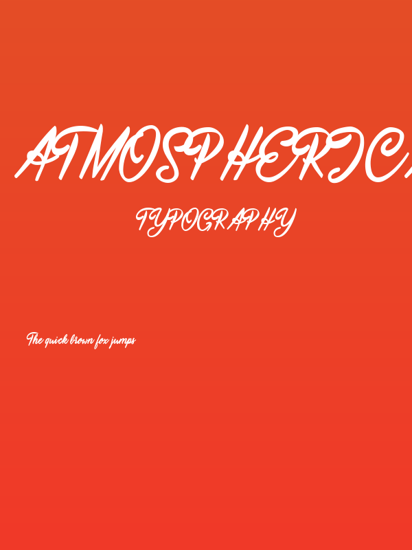 Atmospherica Personal Use  Poster