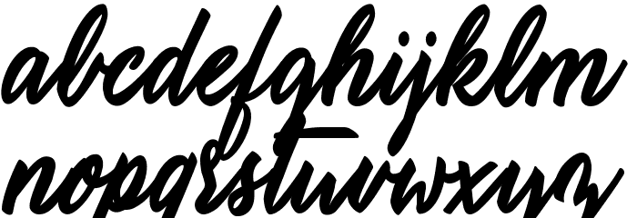 Atmospherica Personal Use Font LOWERCASE