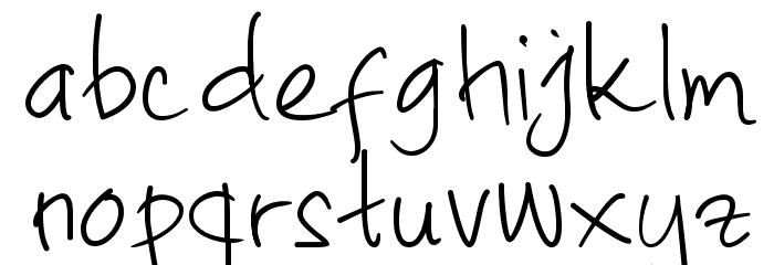 Ato Light Font LOWERCASE