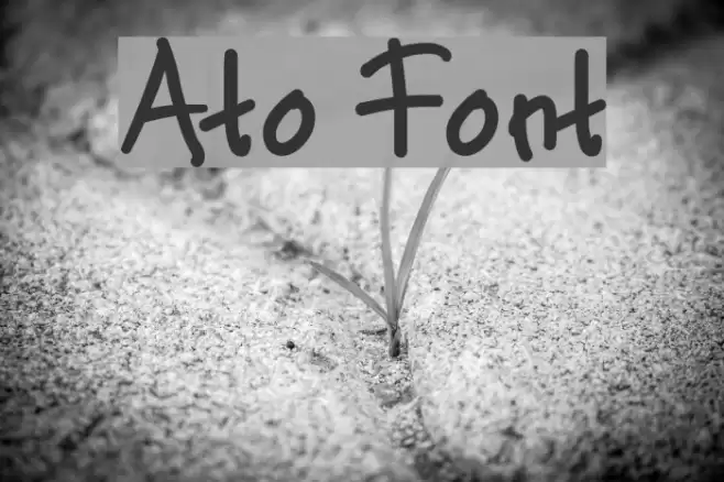 Ato Font examples