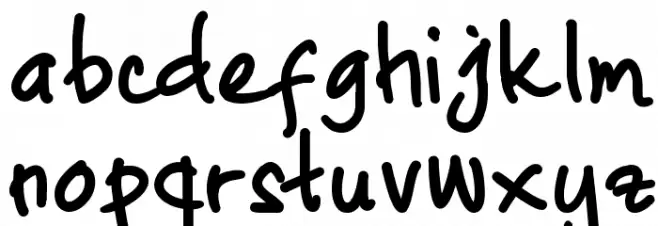 Ato Font LOWERCASE