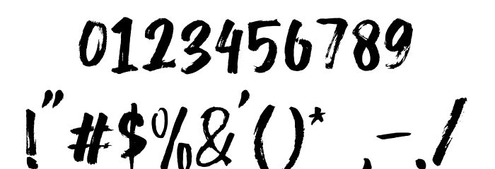 Atokous Font OTHER CHARS