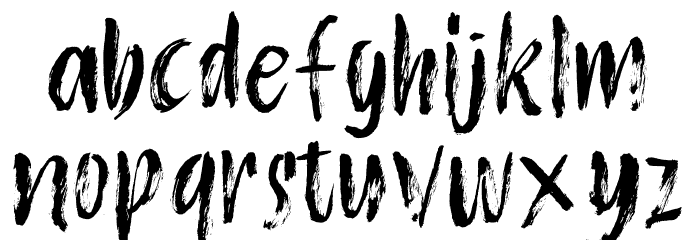 Atokous Font LOWERCASE