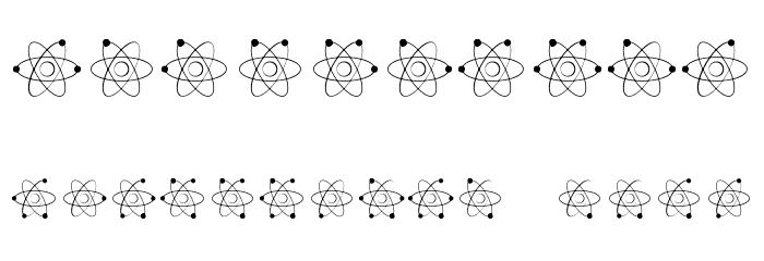 AtomBraille Font OTHER CHARS
