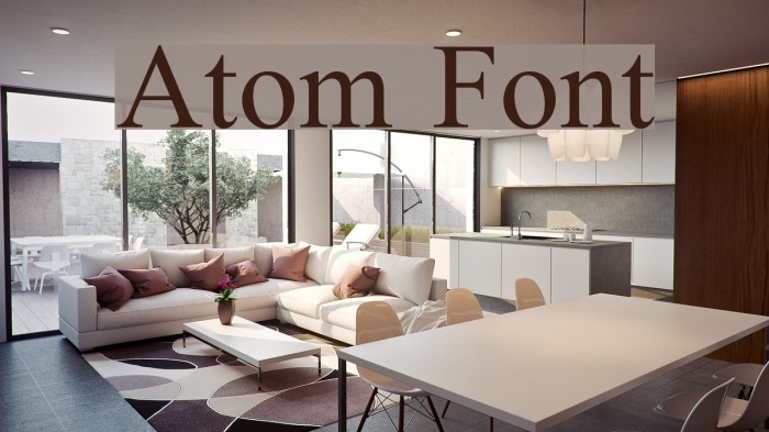 Atom Font examples