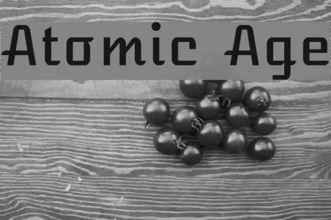 Atomic Age Font examples