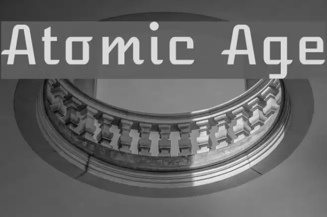 Atomic Age Font examples