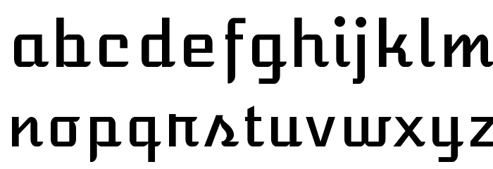 Atomic Age Font LOWERCASE