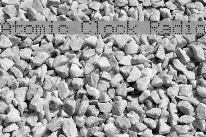 Atomic Clock Radio Font examples
