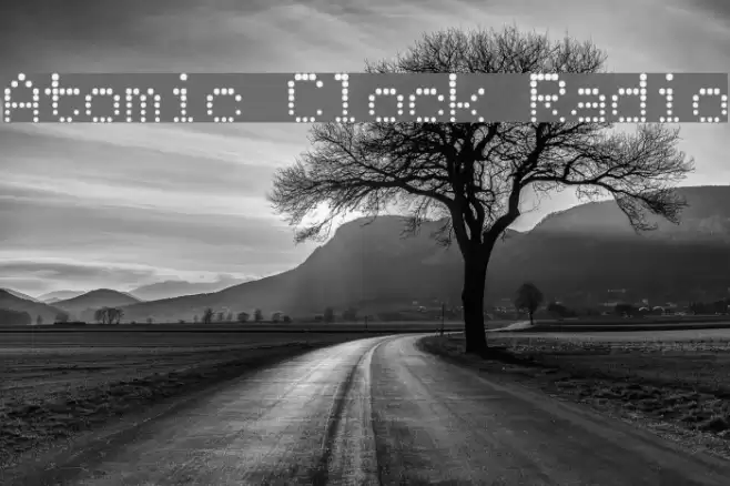 Atomic Clock Radio Font examples