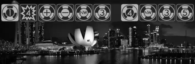 Atomic Dice Font examples