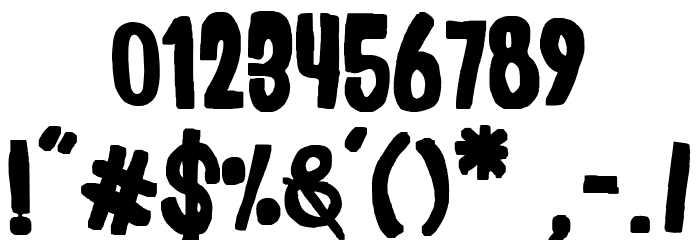 Atomic Love Font OTHER CHARS