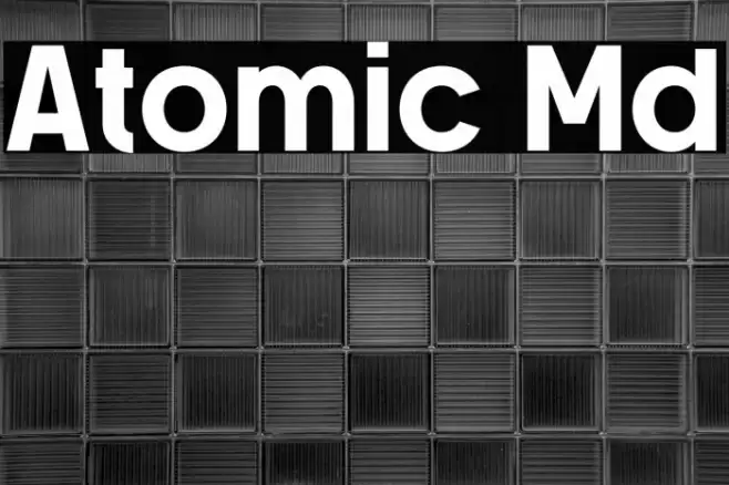 Atomic Md Font examples