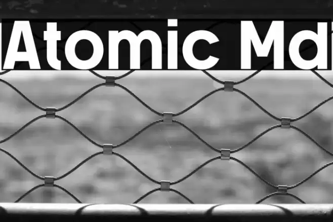 Atomic Md Font examples