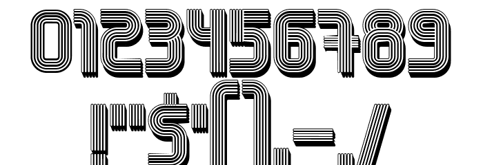 Atomic Number Regular Font OTHER CHARS