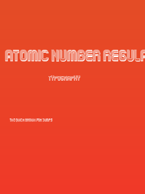 Atomic Number Regular Poster