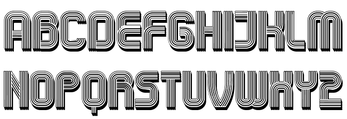 Atomic Number Regular Font LOWERCASE