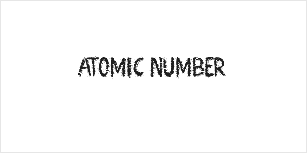 Atomic Number Logo