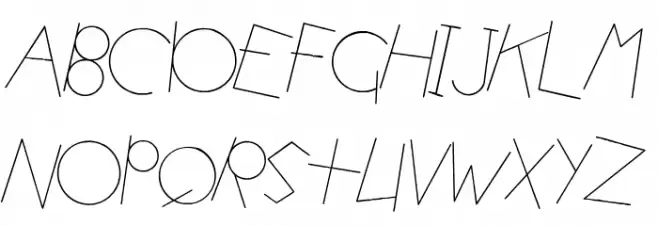 Atomic Pasta Italic Polices MAJUSCULES