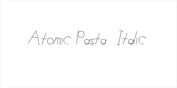 Atomic Pasta  Italic Logo
