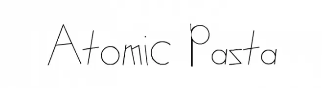 Atomic Pasta  免费字体下载